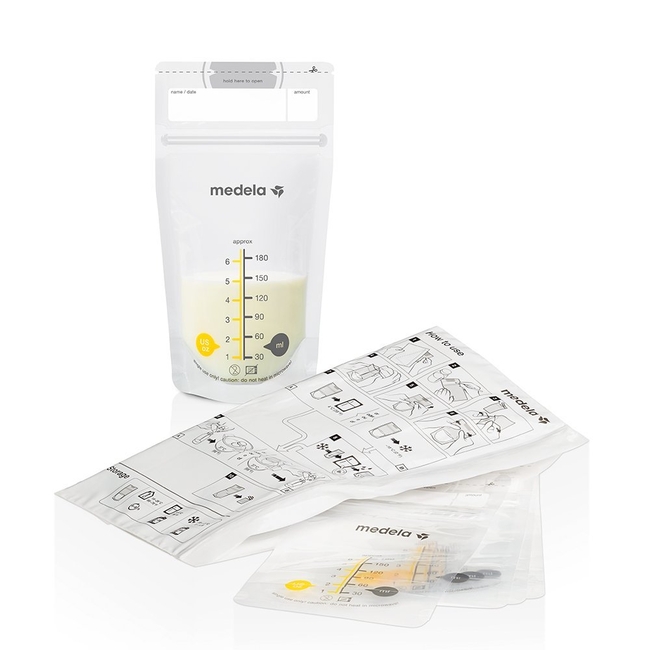 Medela Breastmilk Storage Bags 180 ml (50-Count)