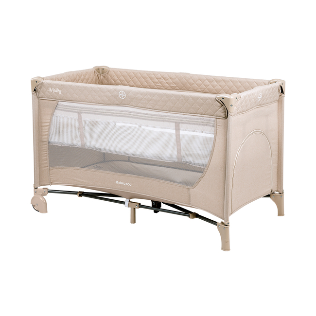 Kikka boo Medley 2 Levels Πτυσσόμενο Παρκοκρέβατο 2 Επιπέδων Beige 31003010115