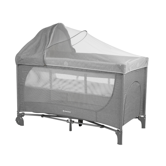 Kikka Boo Baby cot 2 levels Medley PLUS Grey 31003010124