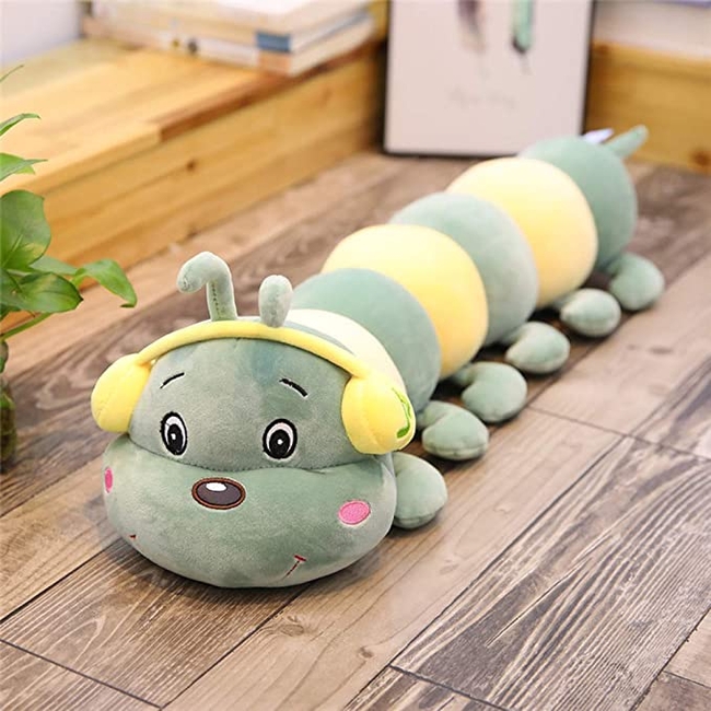 Large Stuffed Centipede Plush 55cm Green