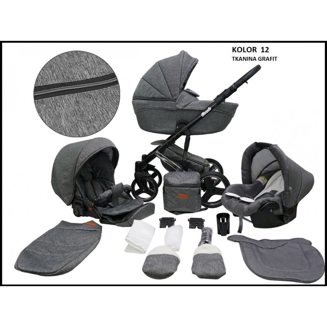 Mikrus Comodo Silver 3 σε 1 Ολοκληρωμένο Σύστημα Μεταφοράς Color 12