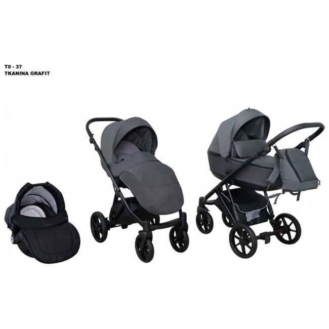 Mikrus TOKYO 3 σε 1 Ολοκληρωμένο Σύστημα Μεταφοράς Color 37 GRAPHITE