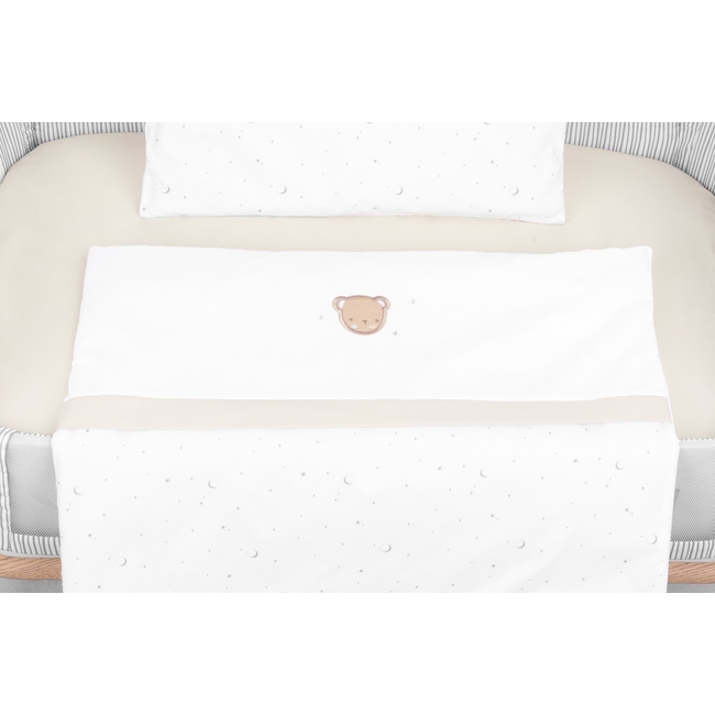 Kikka Boo Mini cot bedding set 3pcs Dream Big Beige 41101030164
