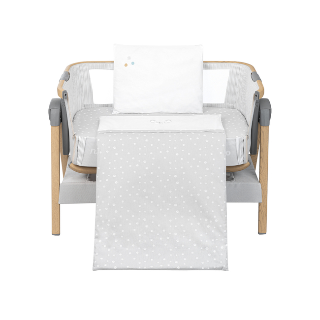 Kikka Boo Mini cot bedding set 3pcs Joyful Mice 41101030168