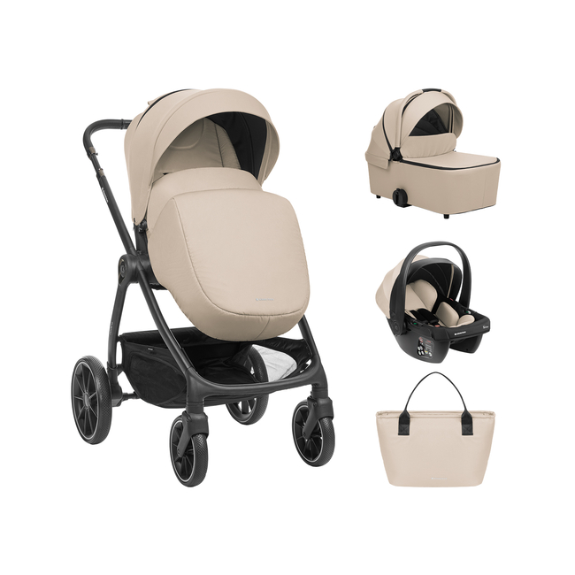 Kikka Boo Stroller 3in1 with carrycot Modena Beige 31001010225