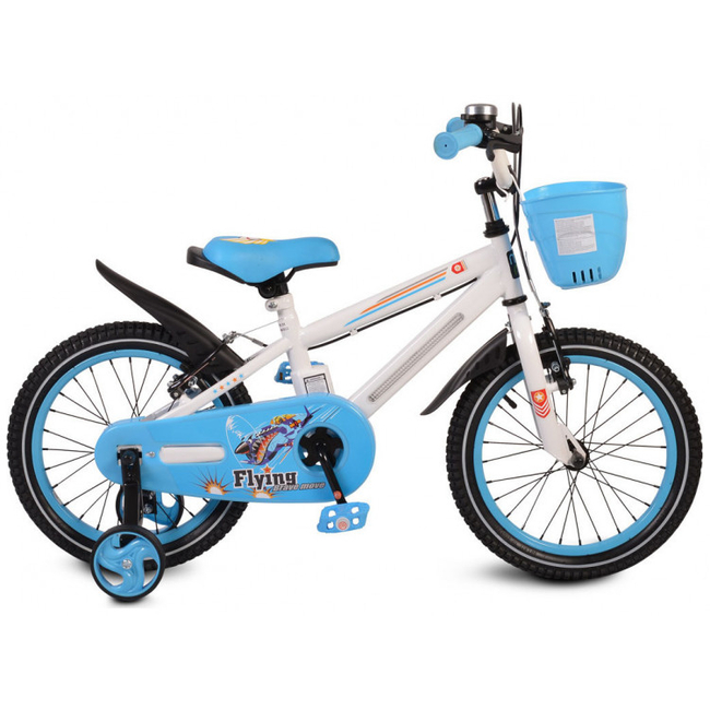 Moni 1690 16'' Παιδικό Ποδήλατο Τροχοί/Τιμόνι αλουμινίο V-Brake Φρένα 4 - 8 ετών Μπλε 3800146201586
