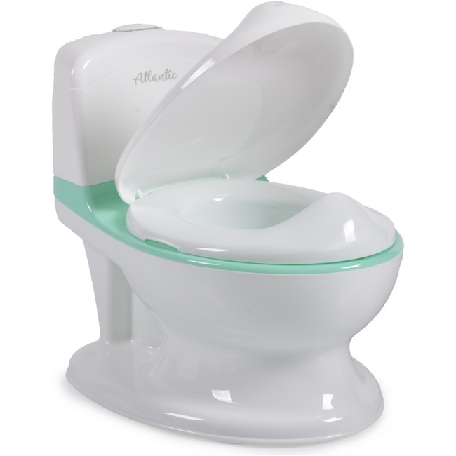 Moni Atlantic Baby Toilet with Sound Effects and Paper Case Mint 3800146267827