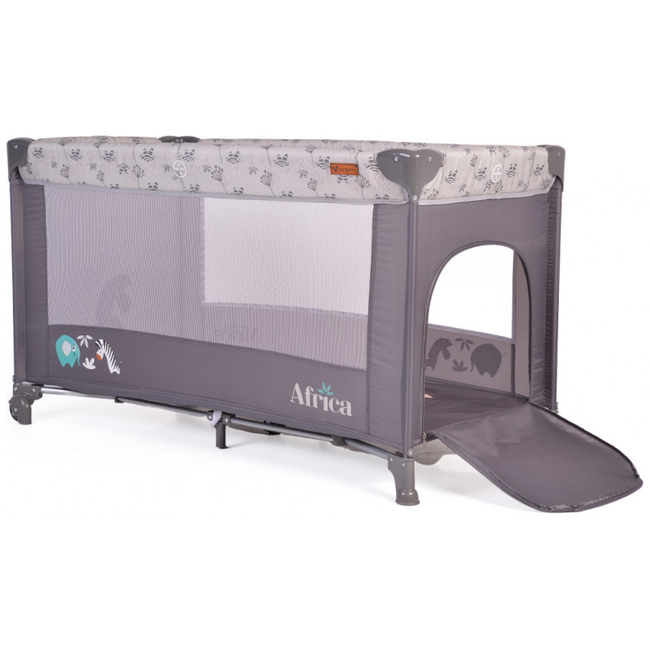 Moni by Cangaroo Africa Playpen Grey 3800146248239