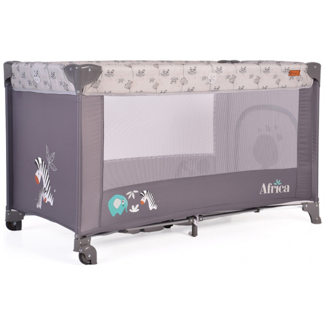 Moni by Cangaroo Africa Playpen Grey 3800146248239