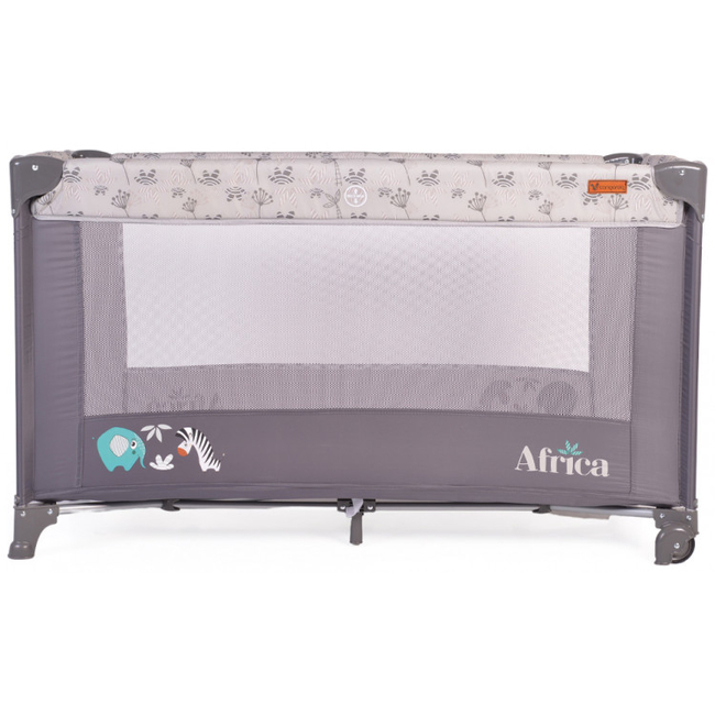 Moni by Cangaroo Africa Playpen Grey 3800146248239