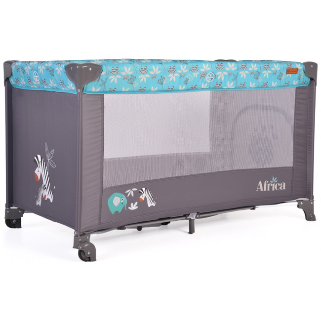 Moni by Cangaroo Africa Playpen Turquoise 3800146248253