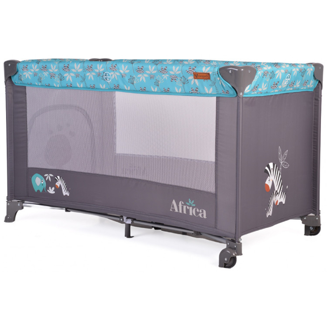 Moni by Cangaroo Africa Playpen Turquoise 3800146248253