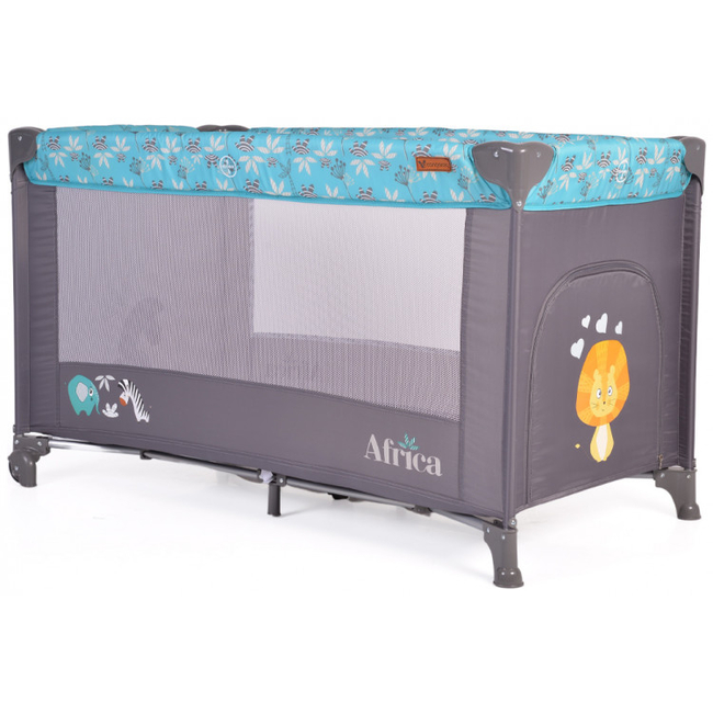 Moni by Cangaroo Africa Playpen Turquoise 3800146248253