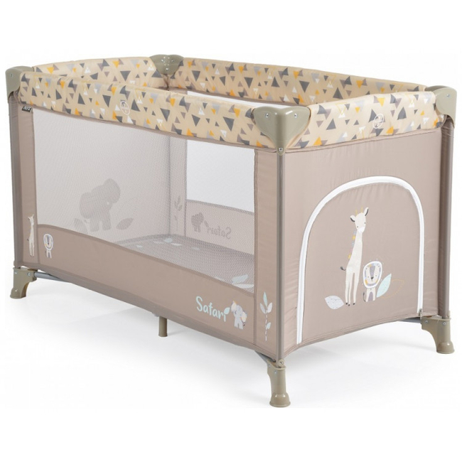 Moni by Cangaroo Safari Playpen Beige 3800146248628