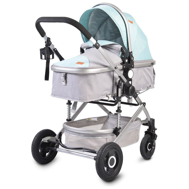 Moni Ciara 3 σε 1 Reversible Stroller with Car Seat 0+months - Turquoise (3800146235185)