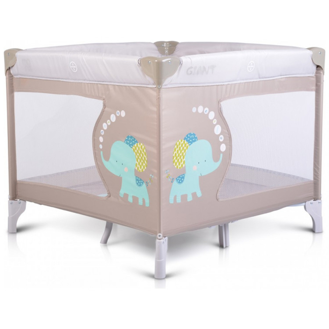 Moni Giant By Cangaroo Foldable Square Playpen Grey 3800146248307