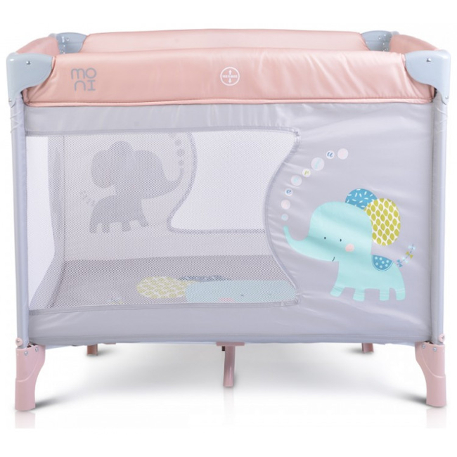 Moni Giant By Cangaroo Foldable Square Playpen Light Pink 3800146248314