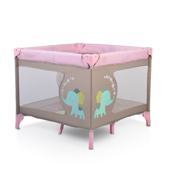 Moni Giant By Cangaroo Foldable Square Playpen - Pink (3800146247768)