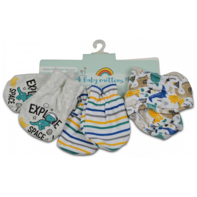 Cangaroo Kay Baby mittens 3 pcs Boy 3800146265533