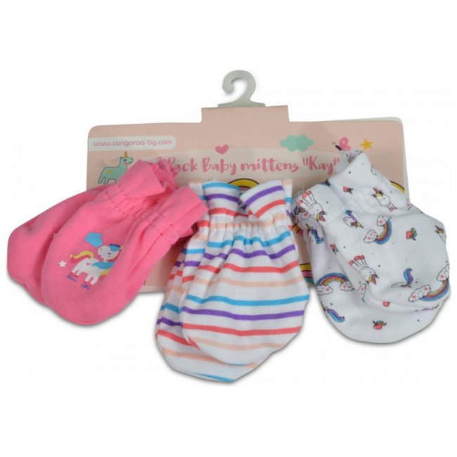 Cangaroo Kay Baby mittens 3 pcs Girl 3800146265526