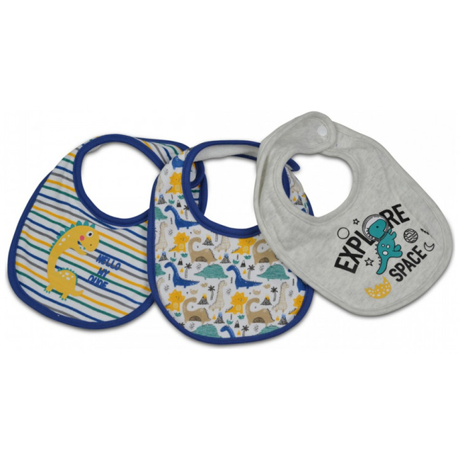 Moni Kay Bibs 3 pcs  0+m Blue 3800146265496