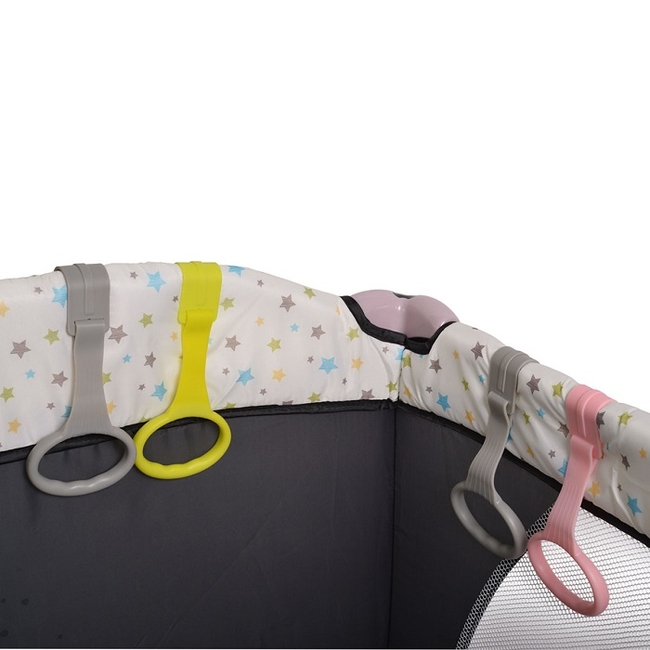 Moni Playpen - Travel Cot Rings 2 pcs - Grey Green