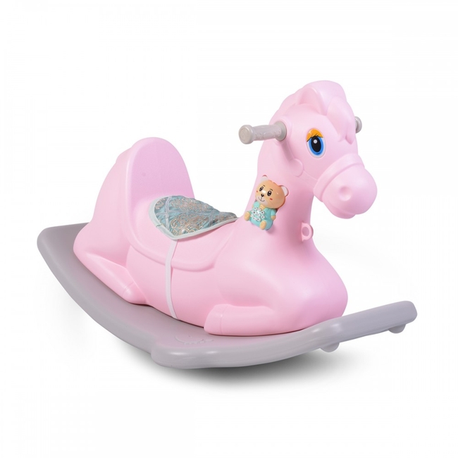 Moni Napoleon 18101 Rocking Horse with music 3+ years Pink 3800146220297