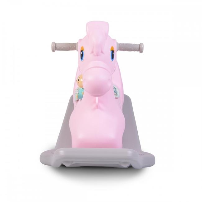 Moni Napoleon 18101 Rocking Horse with music 3+ years Pink 3800146220297