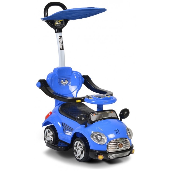Moni Paradise Ποδοκίνητο Παιδικό Αυτοκίνητο με Λαβή Γονέα - Blue 3800146230272