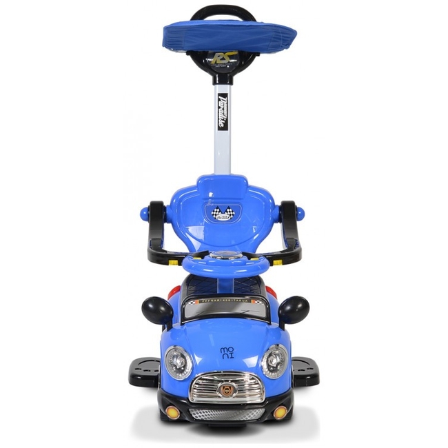 Moni Paradise Ποδοκίνητο Παιδικό Αυτοκίνητο με Λαβή Γονέα - Blue 3800146230272