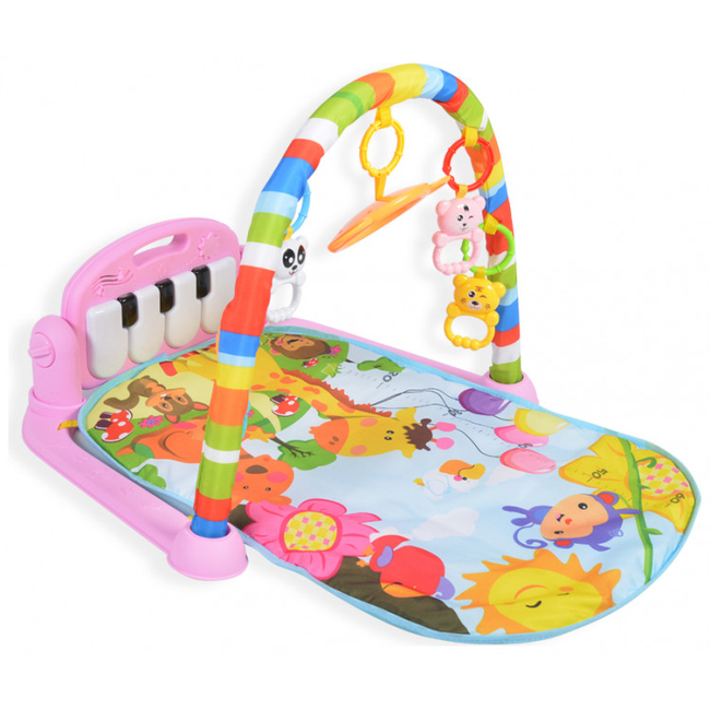 Moni Piano Play Mat Baby Gym Boy 696-R22 Girl 3800146266349