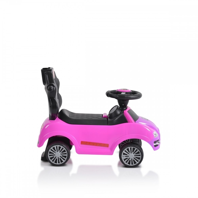 Moni Rider 208 Stroller Ride On Car with Handle Pink for 12+ Months 3800146230869