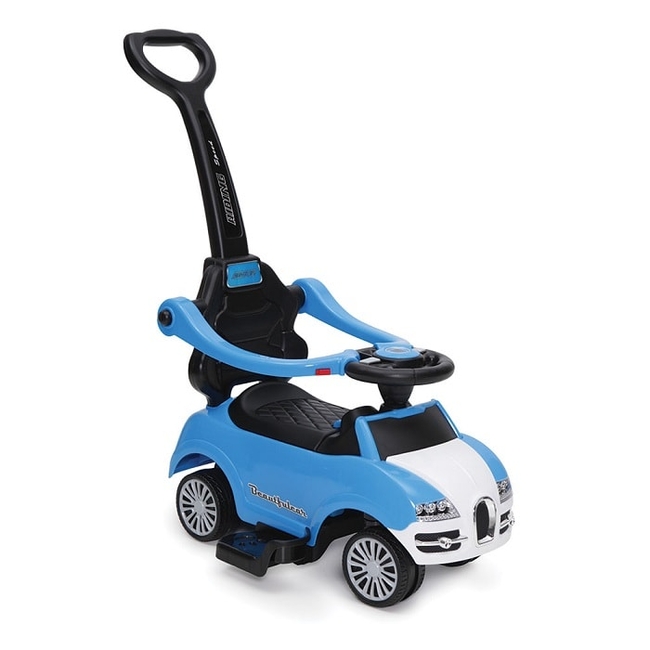 Moni Rider 2 in 1 QC2281 - Ποδοκίνητο όχημα με Λαβή Γονέα (6-72 μηνών) - Blue