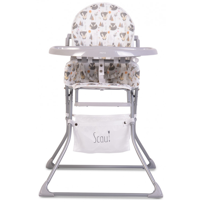 Moni Scaut High Chair Grey 3801005150618