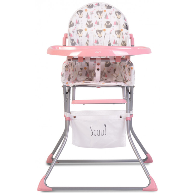 Moni Scaut High Chair Pink 3801005150625
