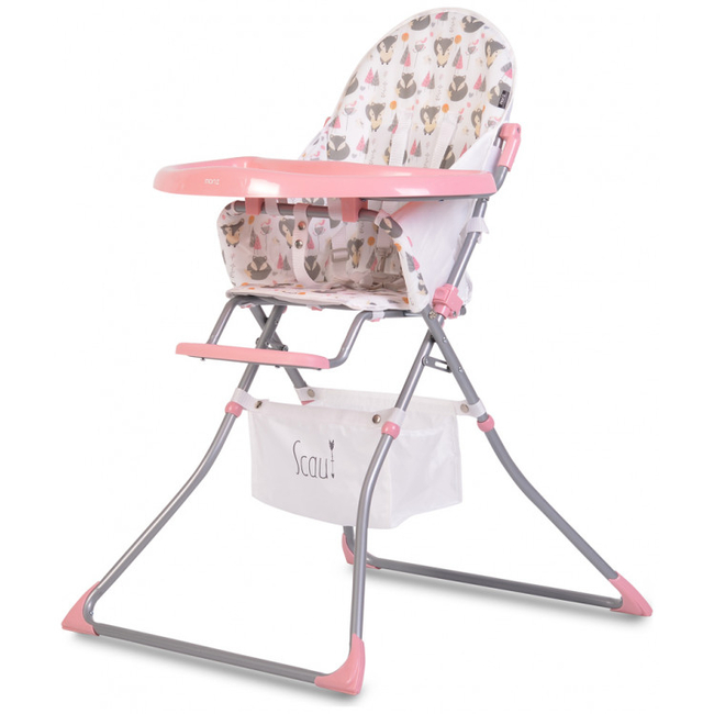Moni Scaut High Chair Pink 3801005150625