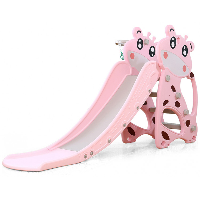 Moni Slide Rocco Τσουλήθρα Κήπου με Μπασκέτα 18021 Pink
