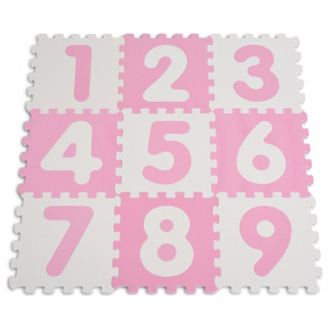 Moni Sunta Toys Antibacterial Floor Puzzles 1001B3 9pcs Pink 3800146221829