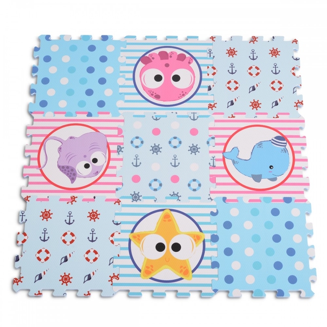 Moni Toys 3083 Παζλ Δαπέδου 9τμχ sea world 3800146221775
