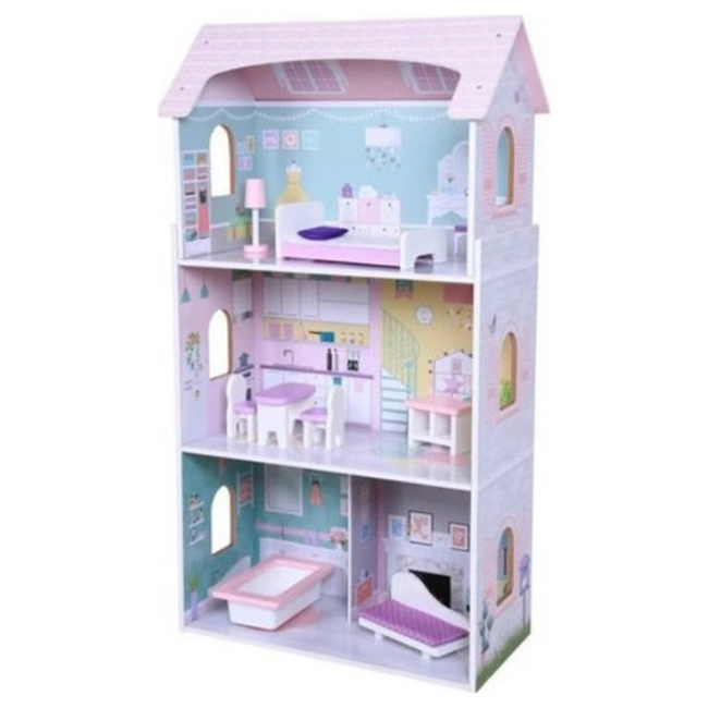 Moni Toys Anna Wooden Doll House 3 Floors 4121