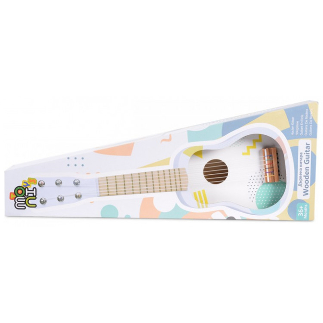 Moni Toys Wooden Children's Guitar 6 Strings 3800146221515