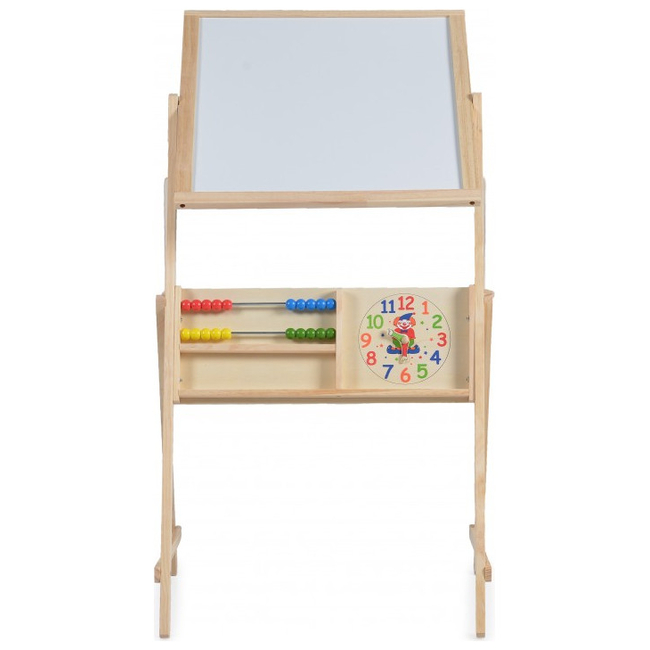 Moni Toys Double Sided Wooden Drawing Board with Accessories 3+ years 3800146223021