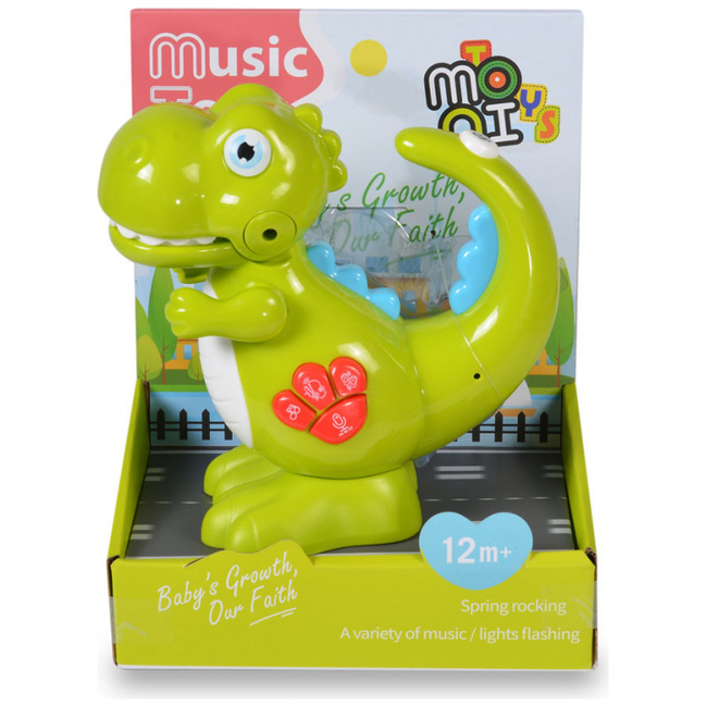 Moni Toys Musical Dinosaur with lights 12 + m K999-143