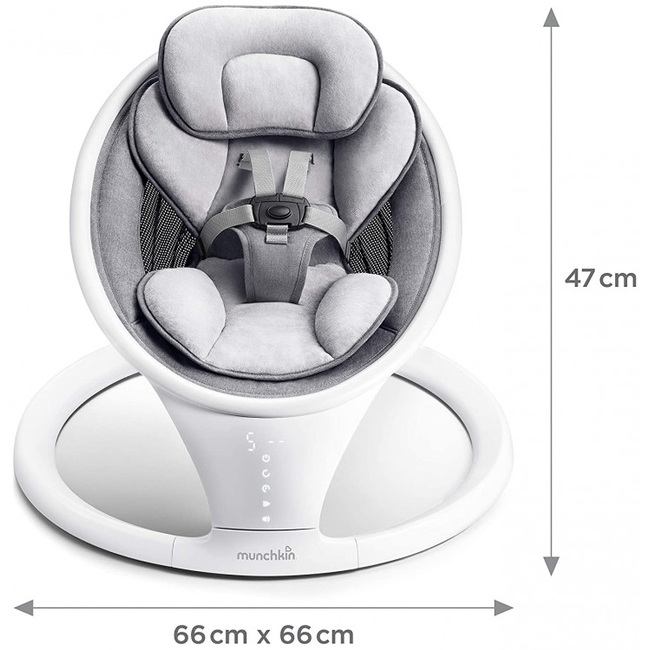Munchkin Baby Swing Electric Rocker with Bluetooth & Control 51281