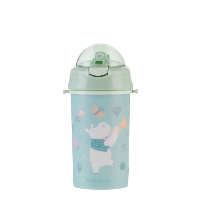 Kikka Boo PP cup with silicone straw and strap 450ml Music Fest Mint 31302030082