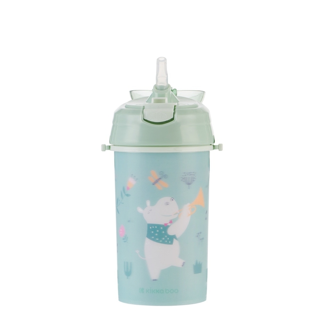 Kikka Boo PP cup with silicone straw and strap 450ml Music Fest Mint 31302030082