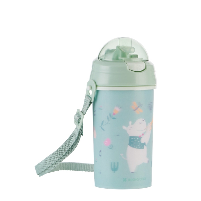 Kikka Boo PP cup with silicone straw and strap 450ml Music Fest Mint 31302030082