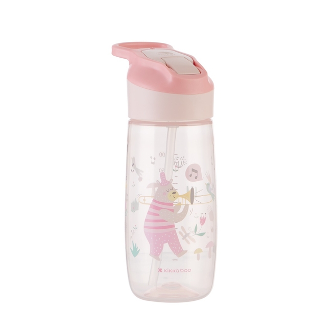 Kikka Boo Κύπελλο PP με στόμιο σιλικόνης 450ml Music Fest Pink 31302030066