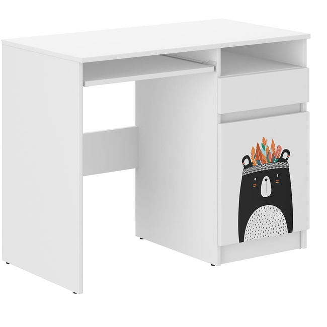 Children's Desk N35 96x50x76cm Black & White