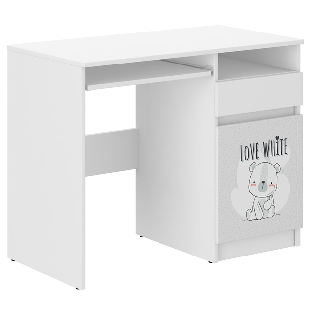 Children's Desk N35 96x50x76cm White Bear